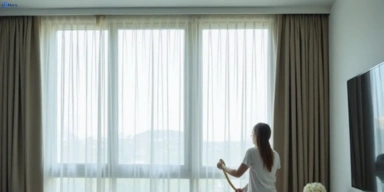Delicate sheer drape cleaning ivanhoe-vic Matty Curtain Cleaning